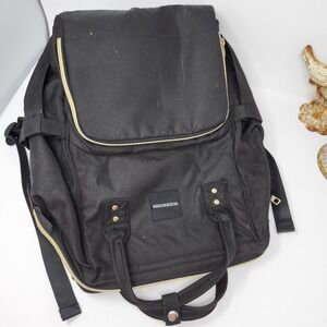 Modernism Diaper Bag Backpack‎ Baby Changing Pad Pockets Black